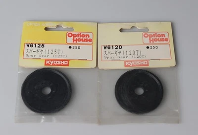 B9G09 Kyosho Vintage option house W6120 W6125 Spur gear 120T 125T - Image 1 of 2