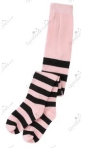 Gymboree Mädchen Strumpfhose Halloween 50 Sweetie rosa schwarz gestreift Gr. 10-12 neu - Bild 1 von 3