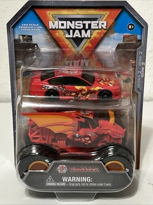 New 2022 Spin Mastr Monster Jam 1 64 Truck & Racecar Series 2 BAKUGAN DRAGONOID - Image 1 of 4