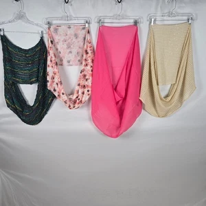 Damen Snood Schals Konvolut 4 verschiedene Farben und Größen - Bild 1 von 15