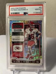 2023 Panini Contenders - Season Ticket Patrick Mahomes II #51 MOJO Gem Mint 10 - Picture 1 of 1
