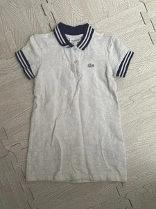 Lacoste Little Girl's & Girl's Crocodile Embroidered Piqué Polo Shirtdress 2T - Picture 1 of 4