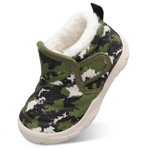 Kid's Insulated Waterproof Winter Snow Boots Toddler Infant Warm Lined Non Sl... - Picture 1 of 6