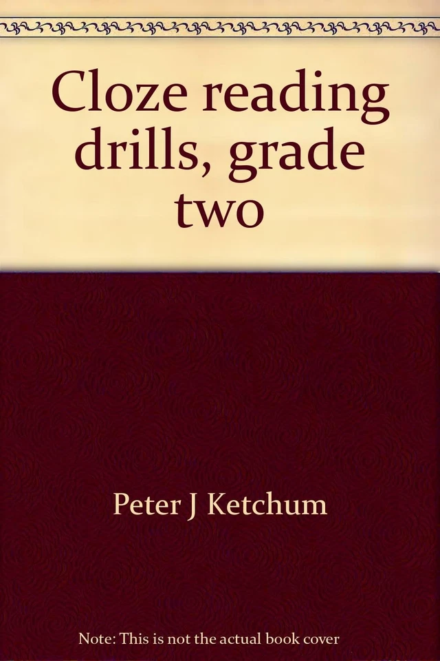 Cloze reading drills, grade two: For improving comprehension abilities - Image 1 of 1