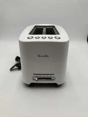 Breville Lift & Look Long Slot 4 Slice Toaster Model BTA630XL White Tested Works - Image 1 of 4