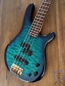 Fernandes Revolver Bass, Sapphire Blue Gradient, 1990s, FRB-40 - Picture 1 of 20