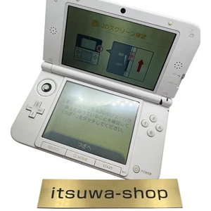 Consola Nintendo 3DS LL SPR-001 blanca inicializada usada de Japón - Imagen 1 de 9