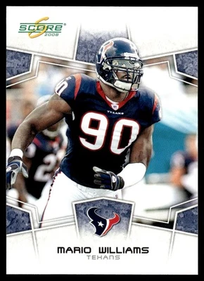 2008 Score Mario Williams Houston Texans #124 - Image 1 of 2