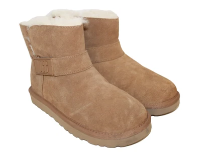 UGG Mujer Mini Bailey Botas Cortas Punta Redonda Castaño Talla 8 Cordero/Lana 1137073 Foto 1 de 4