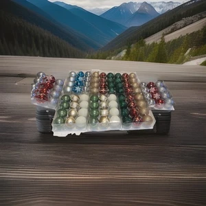 New Count Assorted Shatterproof Christmas Ornaments Free Shipping - Picture 1 of 1