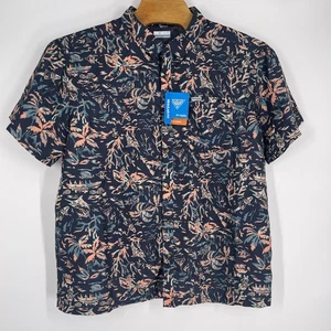 Camisa Columbia PFG Super Bluefin Winds Camp Para Hombres 2XL Abotonada - Imagen 1 de 4