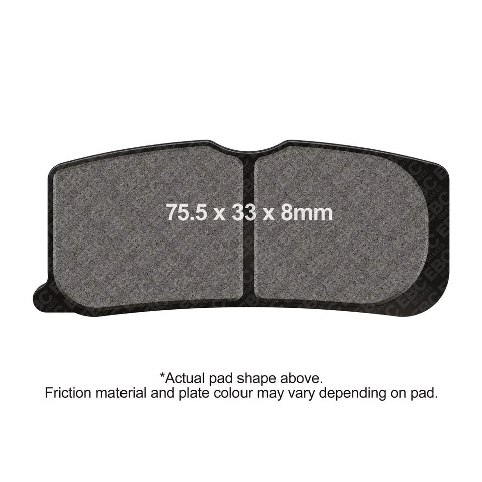 Тормозные колодки для мотоциклов EBC DMX черные передние левые для Can Am Spyder RS-S 2010-2012 - Изображение 1 из 1