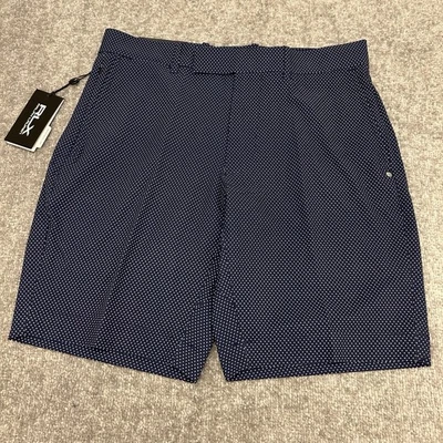 Pantalones Cortos Ralph Lauren RLX Para Hombres 30 Azul Lunares Ajuste A Medida Golf NUEVOS $115 Foto 1 de 4