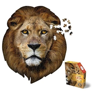 Madd Cap Shaped Jigsaw Puzzle;  I am Lion;  568 pieces - Picture 1 of 3
