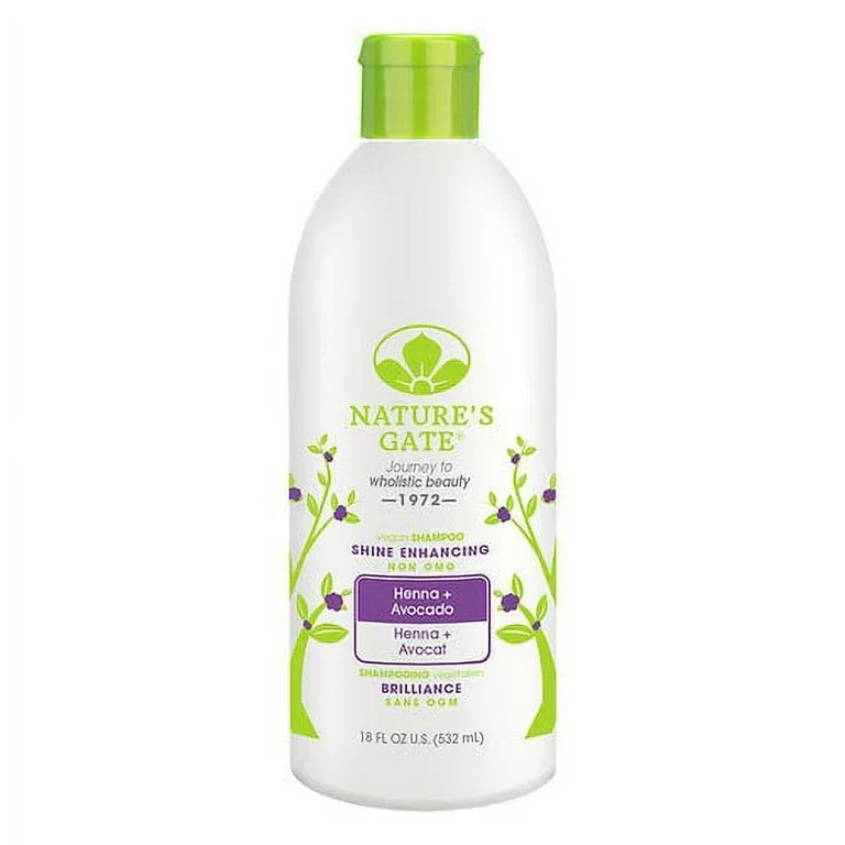 Nature's Gate Shine Enhancing Shampoo with Henna + Avocado,18 fl oz - Image 1 of 1