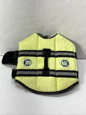 Paws Aboard Dog Life Jacket Vest for Swimming and Boating Neon Yellow XS - Image 1 of 3
