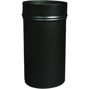 (2) - Schwarz 8 Zoll x 12 Zoll 24 GA Ofen Ofen Rohr Slip-Joint Imperial MFG BM0044 - Bild 1 von 1