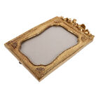 Tabletop Picture Frame Antique Style Resin Ornate Photo Frame for Home Dorm