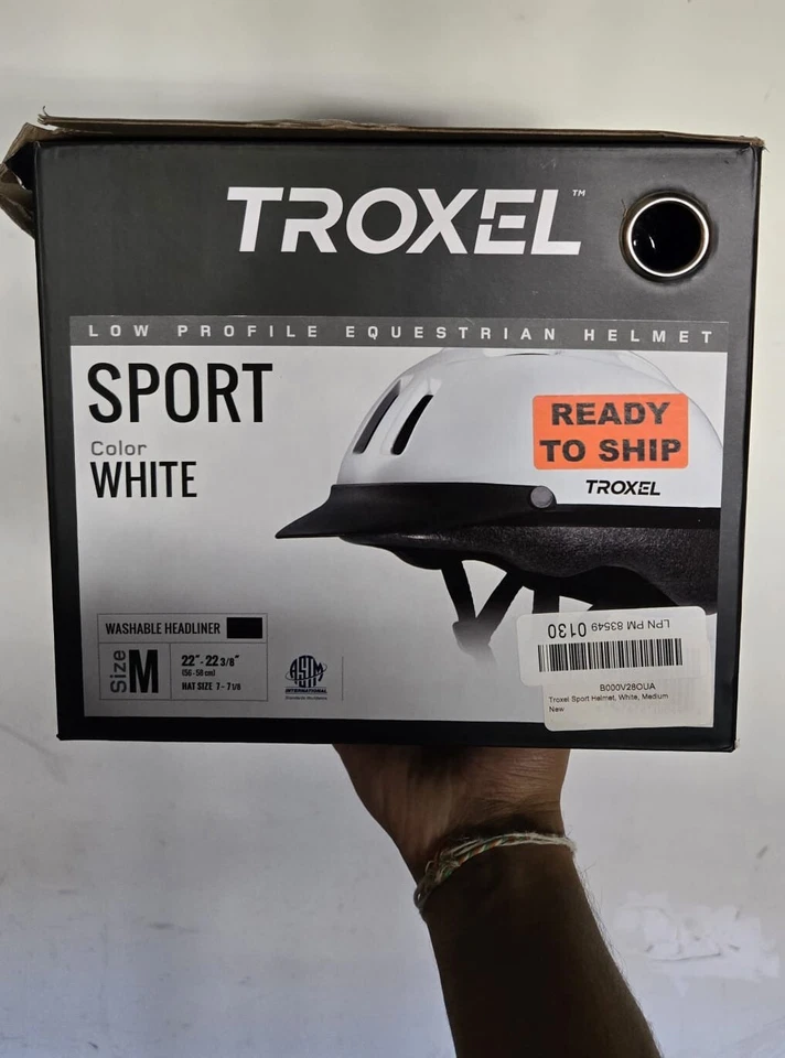 Troxel Sport Schooling Helmet XSmall White