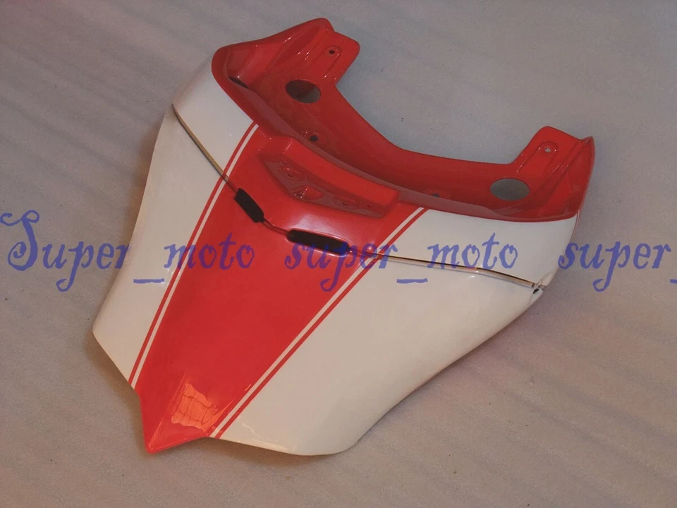 Carenado trasero capó trasero asiento trasero plástico para Ducati 749 999 2003-2006 rojo blanco Foto 1 de 1
