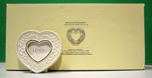 Lenox Hochzeit Versprechen Liebe Herz Rahmen Gastgeschenke 10er Set Andenken NEU IM KARTON - Bild 1 von 9