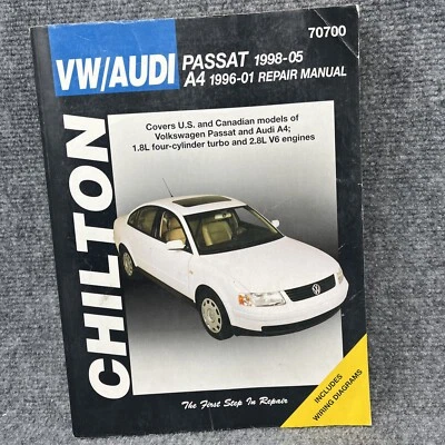 Manual de reparación de servicio VW Audi Passat A4 1996-2005 diagramas de cableado motores turbo Foto 1 de 4