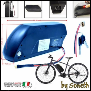 BATTERIA AL LITIO PER EBIKE BICICLETTA BICI ELETTRICA ELETTRONICA 48V 13Ah - Foto 1 di 5