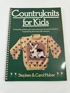 Country Knits Kids Cottagecore Knit Chunky Preppy Cardigans 80s Patterns How To - Picture 1 of 10