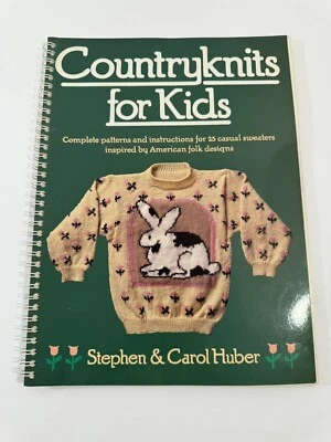 Country Knits Kids Cottagecore Knit Chunky Preppy Cardigans 80s Patterns How To - Image 1 of 4