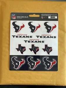 NFL Houston Texans Decal Set Mini 12 Pack - Stickerbogen **siehe Beschreibung - Bild 1 von 2