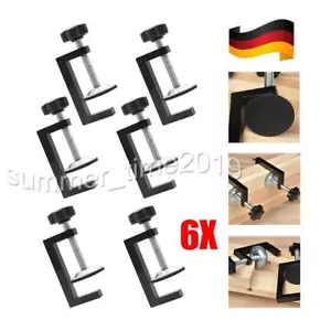 6 Stk. G klemme Kit, 10-57Mm Tischklemme Verstellbaren Schraubzwingen Zwingen - Bild 1 von 7