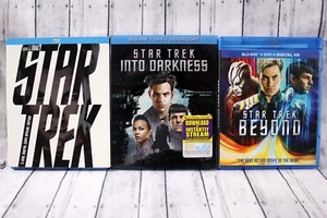 Star Trek 2009/Star Trek Into Darkness/Star Trek Beyond (Blu-ray, 2017) - Picture 1 of 16