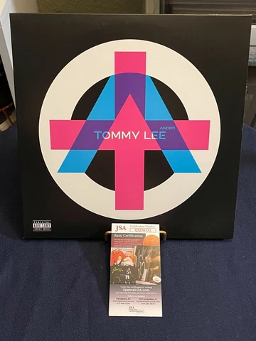 Tommy Lee Andro Motley Crue Founder Signed Autograph Record Album Vinyl JSA COA Cover