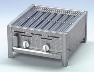 Gasgrill ECO-TECH für Profis und Gastronomie, 2-flammig, 7,3 kW - Bild 1 von 1