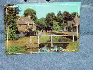 Cotswold Scene Lower Slaughter By Peter Brown Post Card - Picture 1 of 6