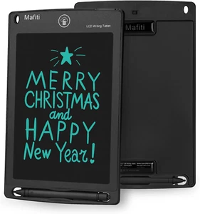 LCD Writing Tablet 8.5" Electronic Drawing Pad Kids Doodle Board Memo Black - Picture 1 of 10