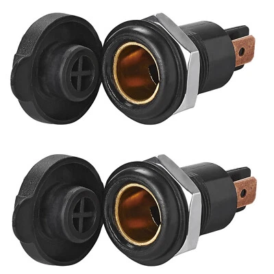 2 x Einbau Steckdose 12V / 24V DIN 16A KFZ Boot Ladegerät PKW Motorrad LKW Neu - Bild 1 von 4