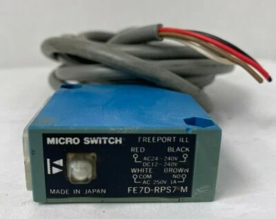SENSOR FOTOELÉCTRICO HONEYWELL MICRO INTERRUPTOR FE7D-RPS7-M 4 HILOS 1A Foto 1 de 4