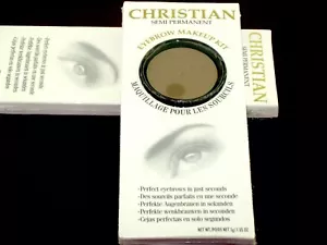 Christian Semi Permanent Augenbrauen Make-up Set AUGENBRAUENSCHATTEN Taupe - Bild 1 von 3