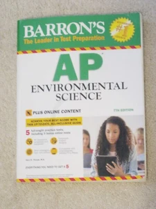 Barron's AP Environmental Science 7th Edition - Paperback Excellent - Imagen 1 de 2