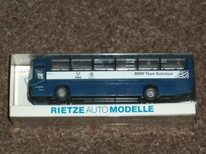Rietze 60190 Sondermodell MB Mercedes O 303 BMW Team Schnitzer Livery HO 1:87 - Picture 1 of 2
