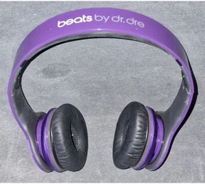 Beats by Dr. Dre Solo HD Kopfhörer in der Farbe Lila - Teilweise defekt - Bild 1 von 1