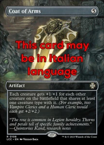 MTG COAT OF ARMS 108 EXC - STEMMA ARALDICO - LCC X IT - MAGIC - Picture 1 of 1