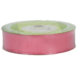 Member's Mark Premium Wired Ribbon 50 Yards 1-1/2 in Width in Coral Pink - Picture 1 of 3