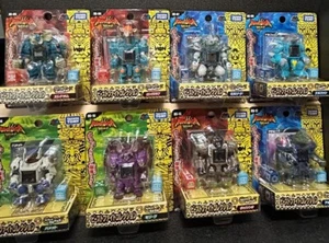 Takara Beast Saga Battle Beasts Laser Beasts Dice Cards Figure lot of 8 New Japa - Picture 1 of 18