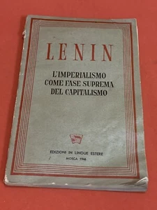 OLD ALBANIA BOOK-LENIN-L'IMPERALISMO COSE FASE SUPREMA DEL CAPITALISMO-MOSCA1946 - Picture 1 of 17