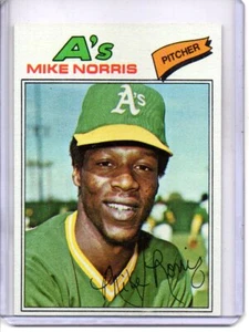 1977 TOPPS #284 MIKE NORRIS OAKLAND A'S - Picture 1 of 2