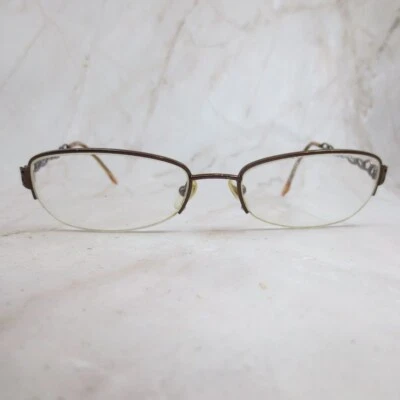 Catherine Deneuve Eyeglasses Frame CD-246 Women Brown Full Rim Cat Eye 52-17-140 - Image 1 of 4