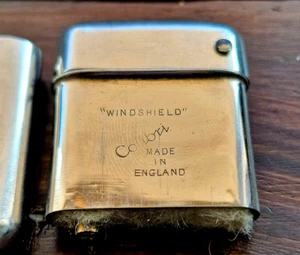 Vintage COLIBRI WINDSHIELD Flip Top Chrome Plated Petrol Lighter inWorking Order - Picture 1 of 12