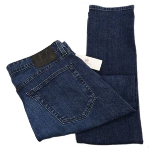 AG ADRIANO GOLDSCHMIED Upperclassman Blue TELLIS Modern Slim Fit Jeans 33 34 NWT - Picture 1 of 3